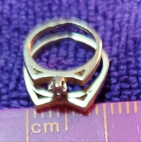 10k gold wedding set charm - Picture 2 of 4